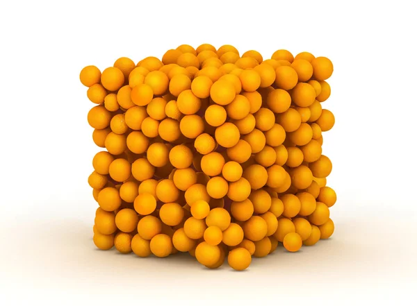 Oranje krat vak — Stockfoto