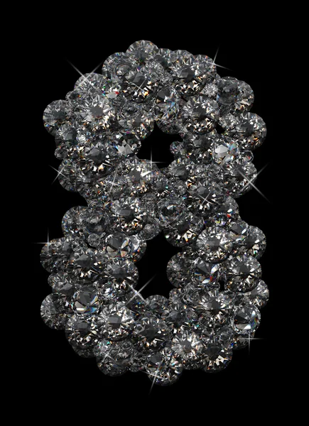 Otazník v diamanty — Stock fotografie