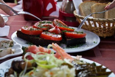 Marine mantar salamura lahana salatası