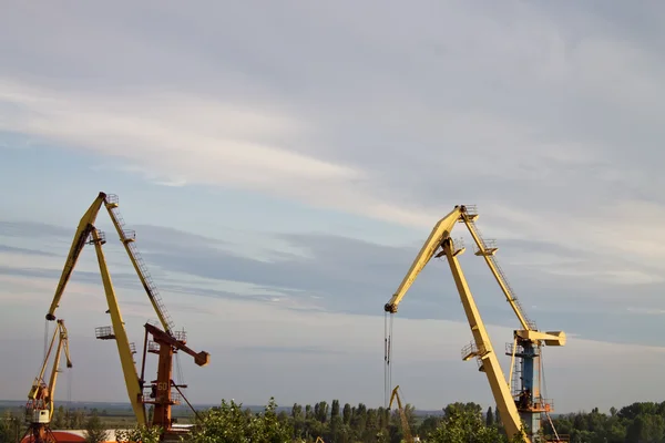 stock image Construction cranes