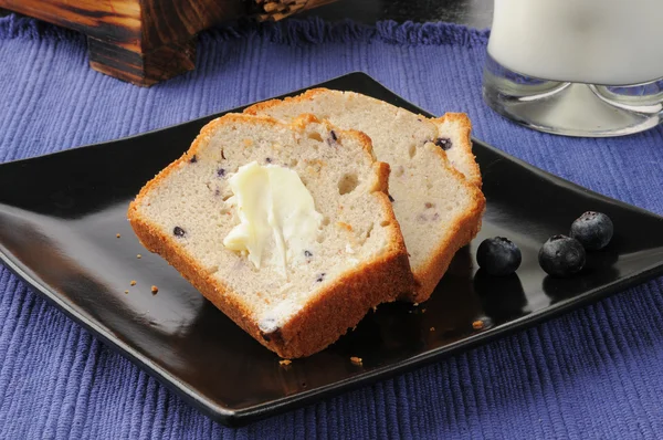 Delicious blueberry bread — Stock Photo, Image