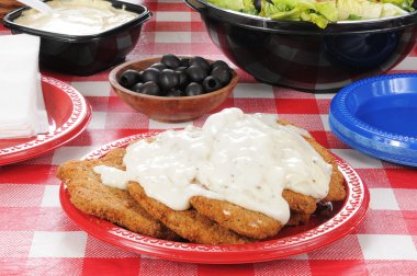 Country fried steak clipart