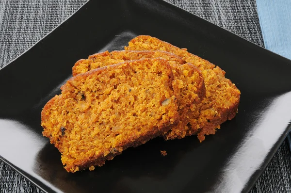 Sliced pumpkin bread — Stock Photo, Image