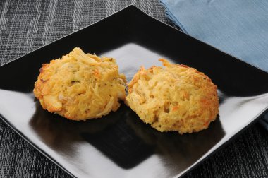 Crab cakes clipart