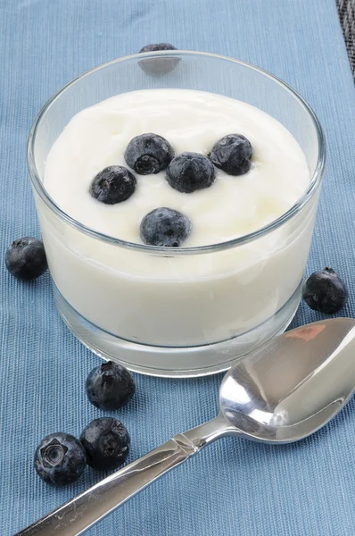 Bowl of yougurt — Stock Photo, Image