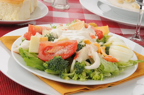 Yengeç Salatası — Stok fotoğraf