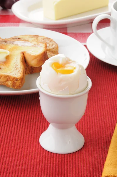 Μαλακό βραστό αυγό — Φωτογραφία Αρχείου