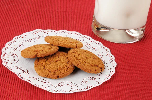 Ginger snap cookies — Stockfoto