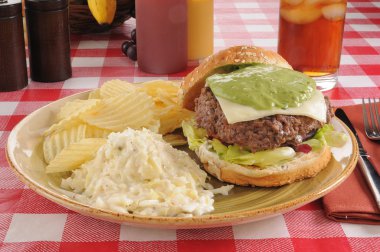 guacamole hamburger