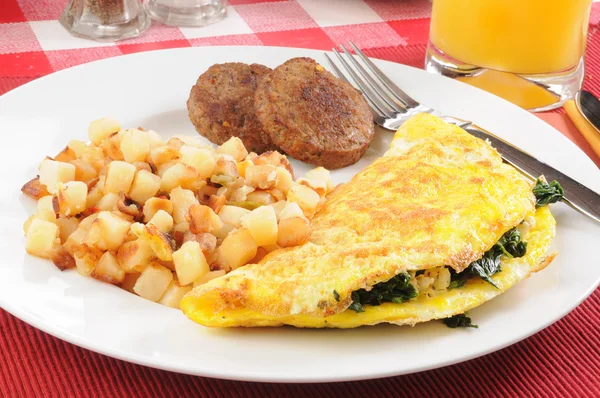 Hearty breakfast — Stock Photo, Image