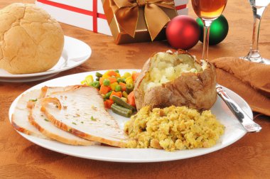 Christmas Dinner clipart