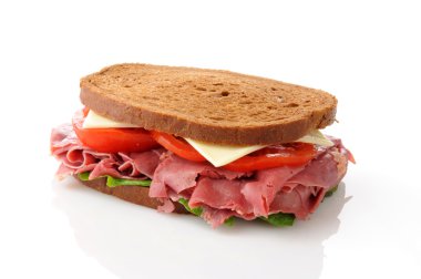 Corned beef sandwich clipart