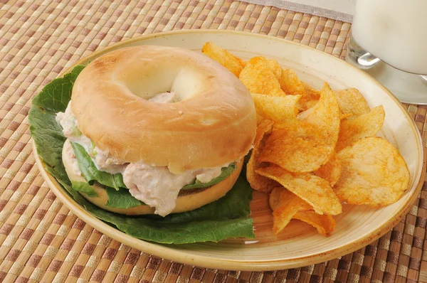Bagel sandwich — Stockfoto
