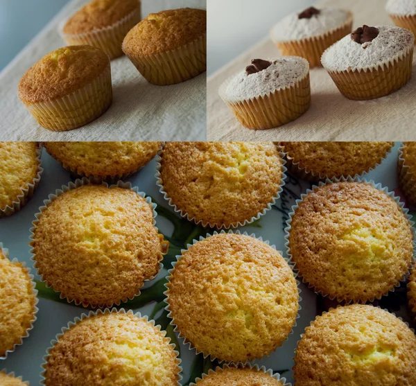 Muffin-Collage — Stockfoto