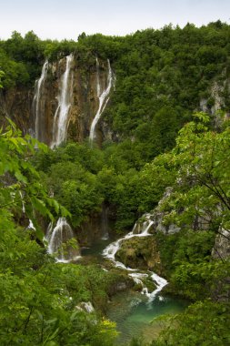 plitvice gölleri görünümünü