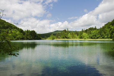 Peyzaj plitvice gölleri, Hırvatistan