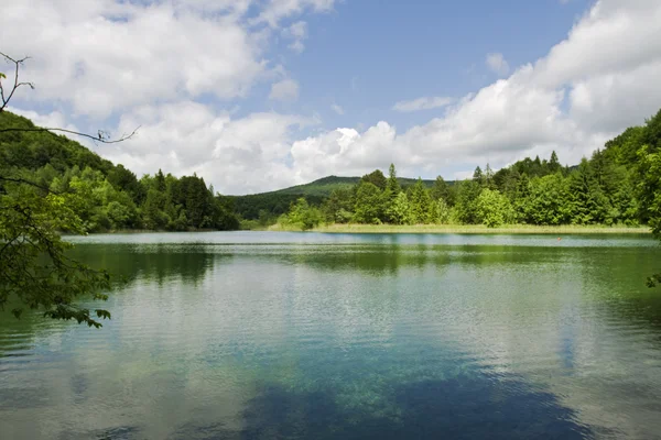 十六湖，克罗地亚的景观 — 图库照片