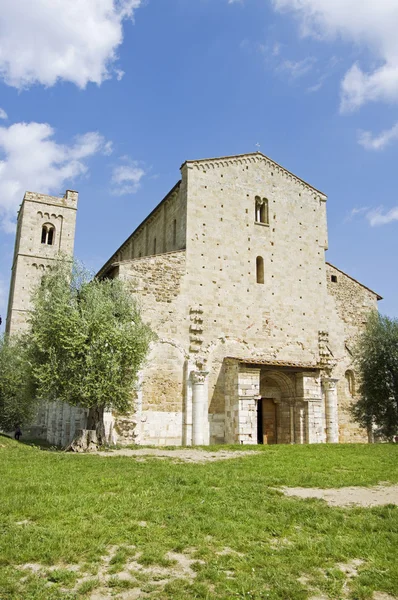 Antimo de abdij in Toscane, Italië — Stockfoto