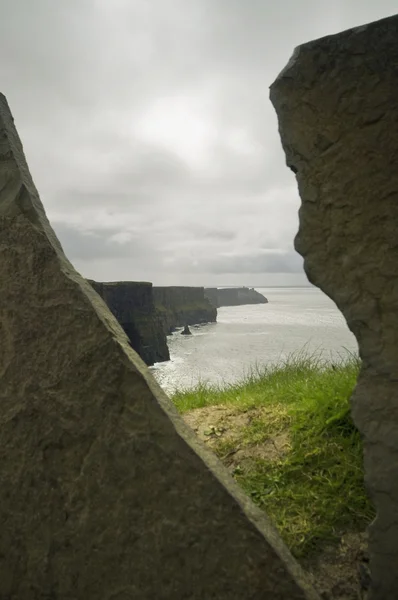 Vista sobre os penhascos de Moher, Irlanda — Fotografia de Stock