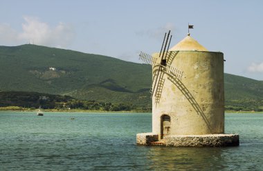 Lagoon of Orbetello, Tuscany clipart