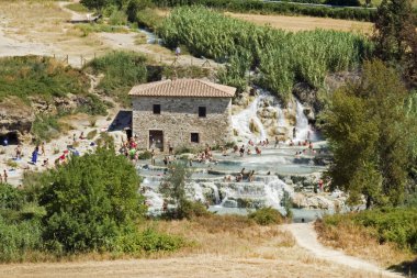 Thermal baths, Saturnia clipart