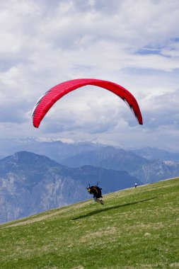 Paragliding clipart