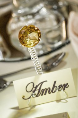 Gem table decoration clipart