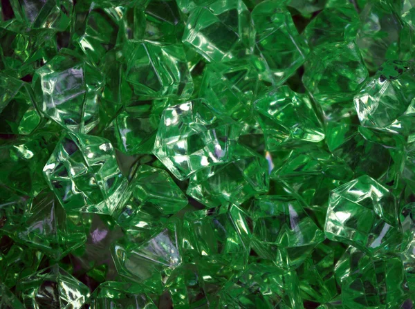 Green glass stones — Stock Photo, Image