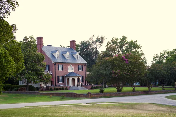 Upscale home in historic Yorktown, Virginia. Stock Image