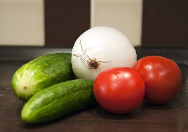 gazpacho mutfak için taze sebze