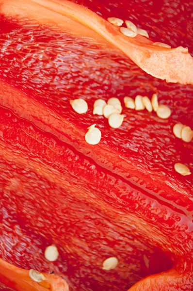 Pimenta vermelha isolada em branco — Fotografia de Stock