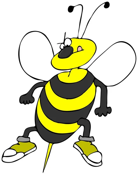 Honingbij aanval — Stockfoto