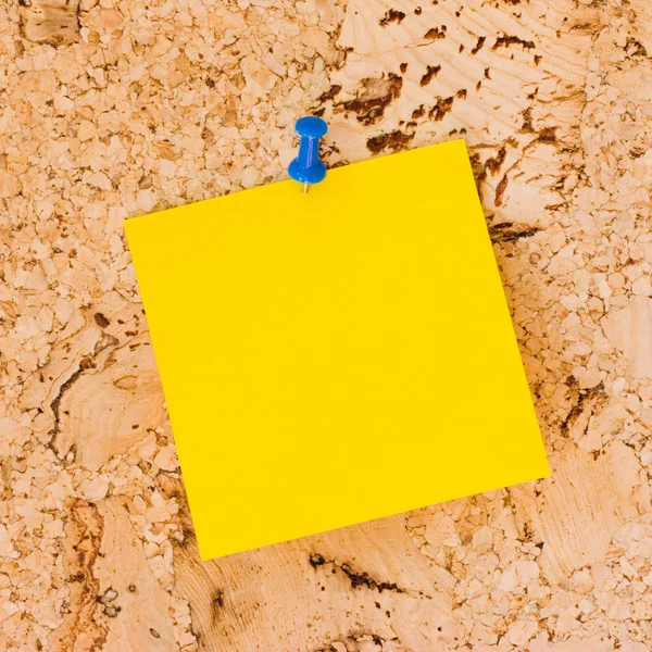 Žlutý papír Post-it — Stock fotografie