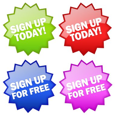 Sign up icon clipart