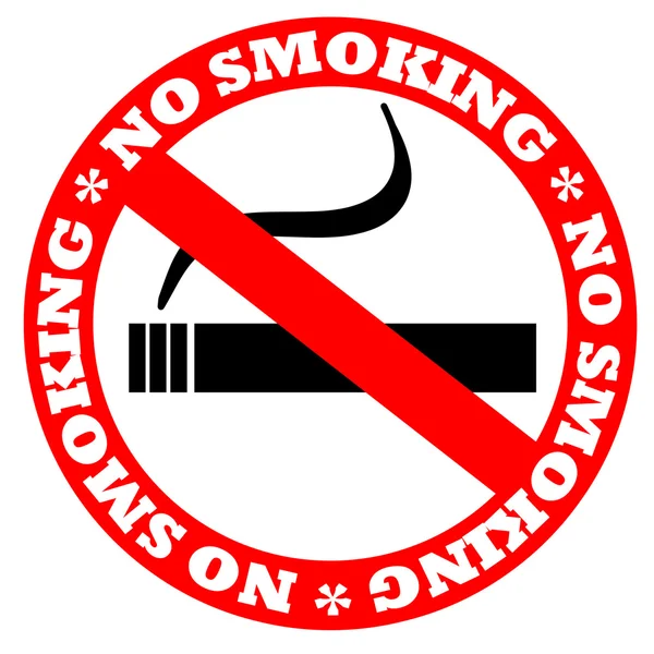 Tidak ada tanda merokok — Stok Foto