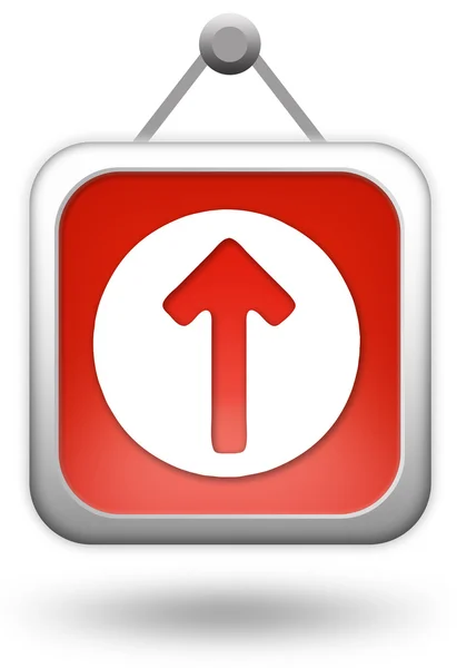 Upload arrow sign — Stock Photo, Image