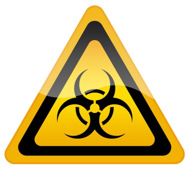 Biohazard sign clipart