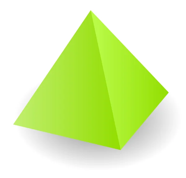 Pyramidenillustration — Stockfoto