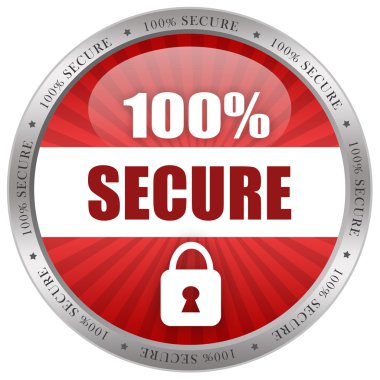 Secure icon clipart