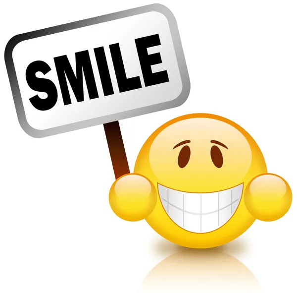 Happy smiley — Stock Photo, Image