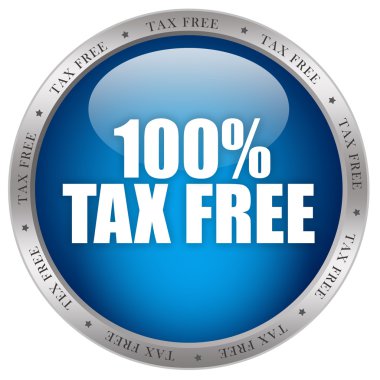 Tax free icon clipart