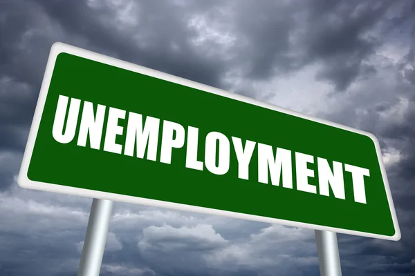 失业标志 — 图库照片
