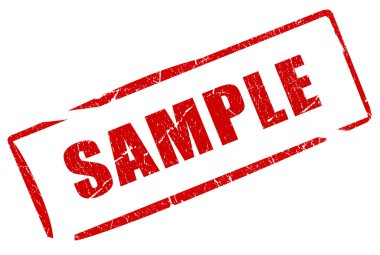 Sample stamp clipart