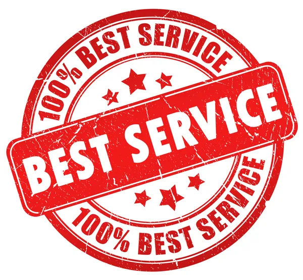 Best service stamp — Stock Photo, Image