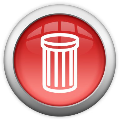 Recycle bin icon clipart