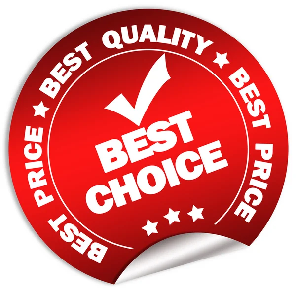 Best choice and price guarantee — Stock Photo, Image