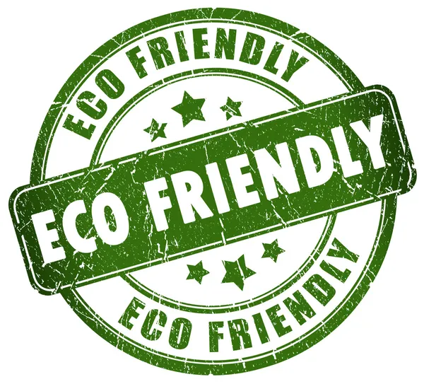 Eco friendly stämpel — Stockfoto