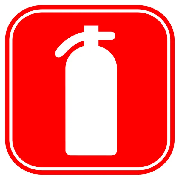 Sinal do extintor — Fotografia de Stock