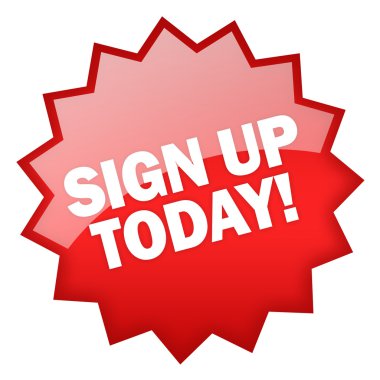 Sign up today clipart