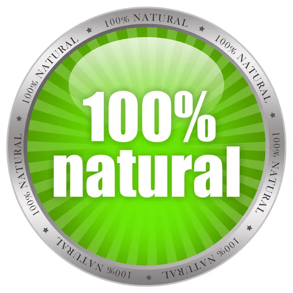Rótulo do produto natural — Fotografia de Stock